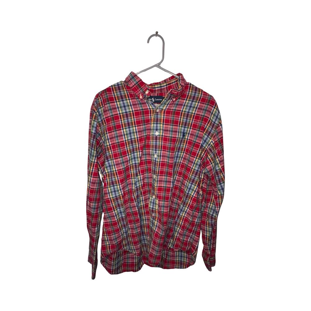 Polo Ralph Lauren Plaid Button-Up Shirt Men's Large